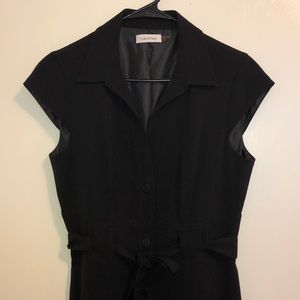 Calvin Klein sheath button down tie from dress